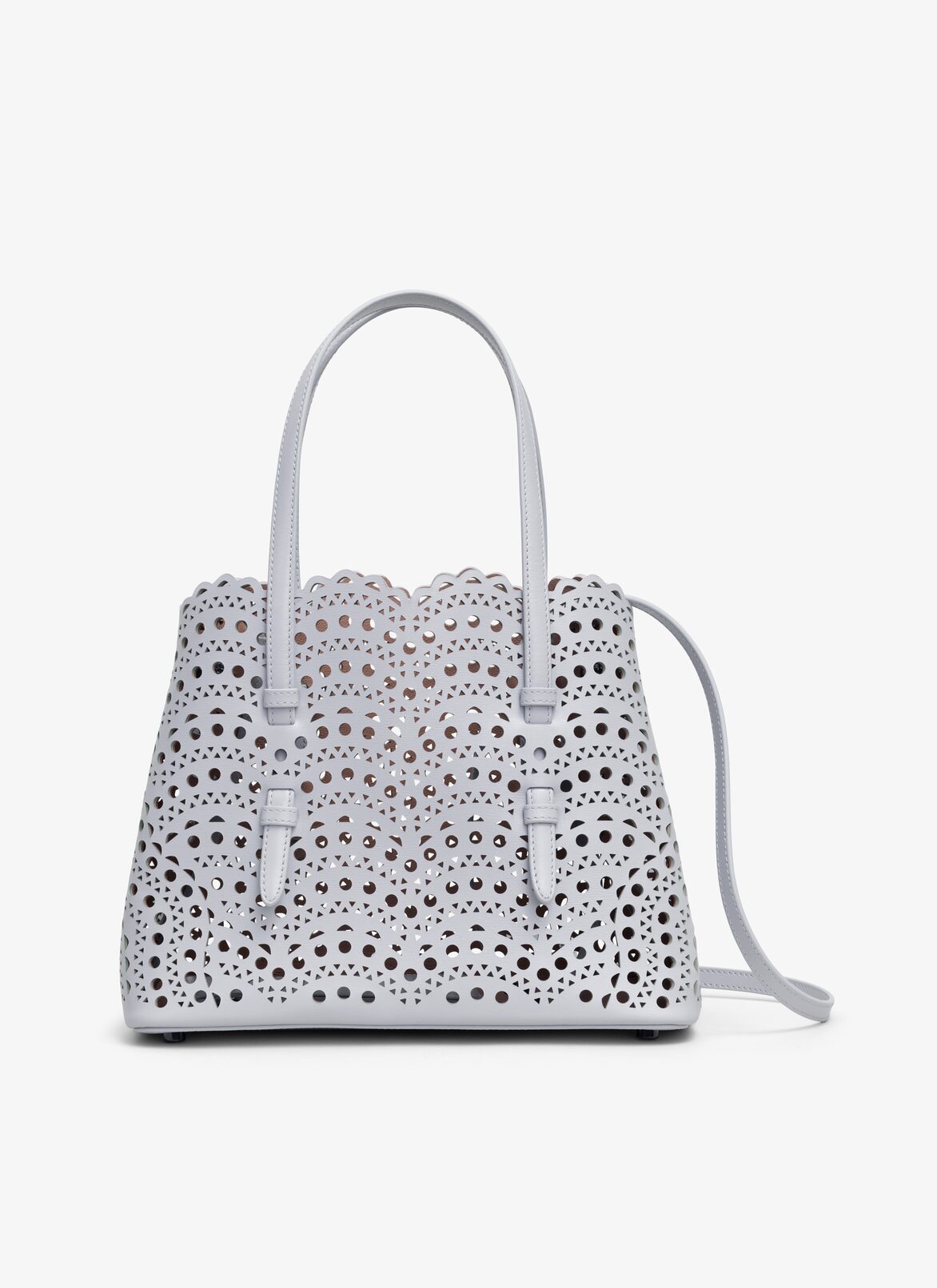 MINA 25 BAG IN VIENNE WAVE CALFSKIN ALAÏA PEARL MINA 25 BAG IN VIENNE WAVE CALFSKIN
